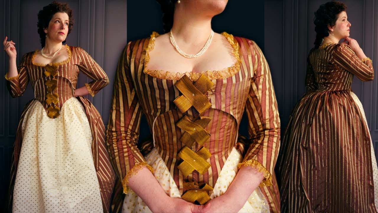 How to Make an 18th century Gown by yourself with NO pattern