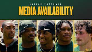 Baylor Football: Spring Ball Wide Receivers Media Availability | April 11, 2026