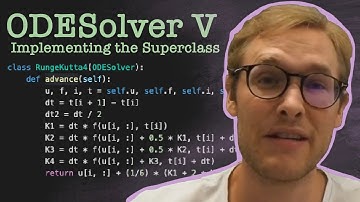 Solving ODEs in Python 5: Superclass and Runge-Kutta