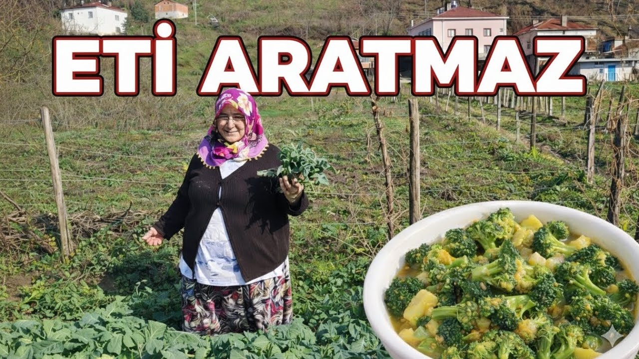 ​🥦 BROKOLİ HİÇ BU KADAR SEVİLMEDİ! Bahçeden Sofraya Yumurtalı Brokoli Kavurması