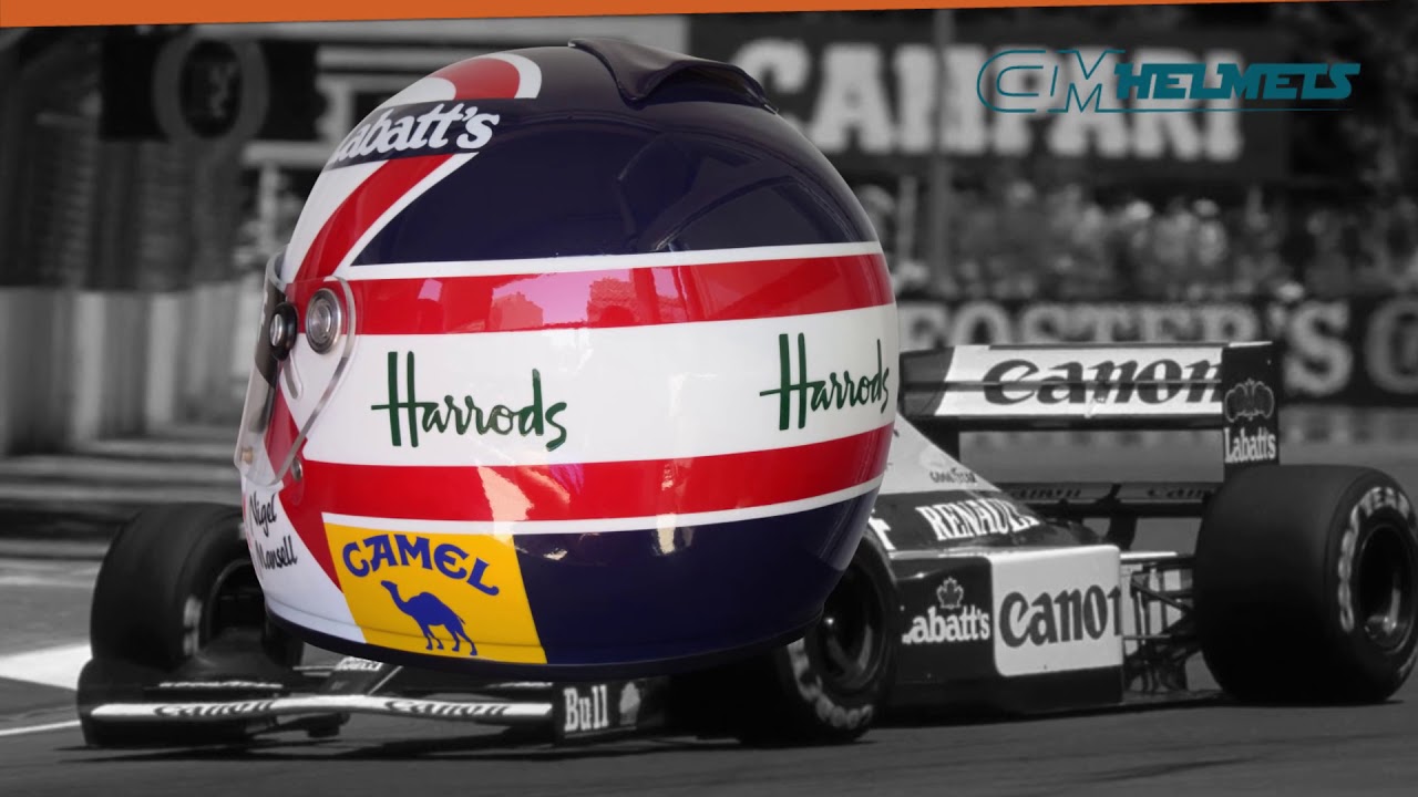 NIGEL MANSELL 1992 WORLD CHAMPION F1 REPLICA HELMET FULL SIZE