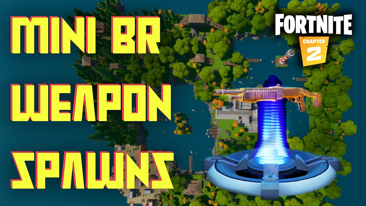 Create Mini BR Weapon Floor Spawns in Fortnite! ***EASY***