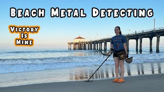 Beach Metal Detecting | Slim Pickings But Who Won