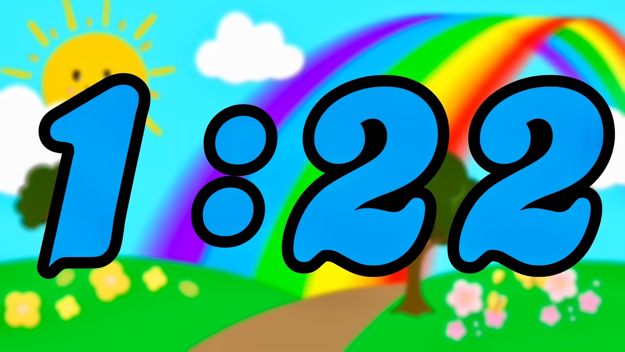 ⏰ Fun 1 Minute and 22 Second Countdown Timer for Kids – Learning & Play ...