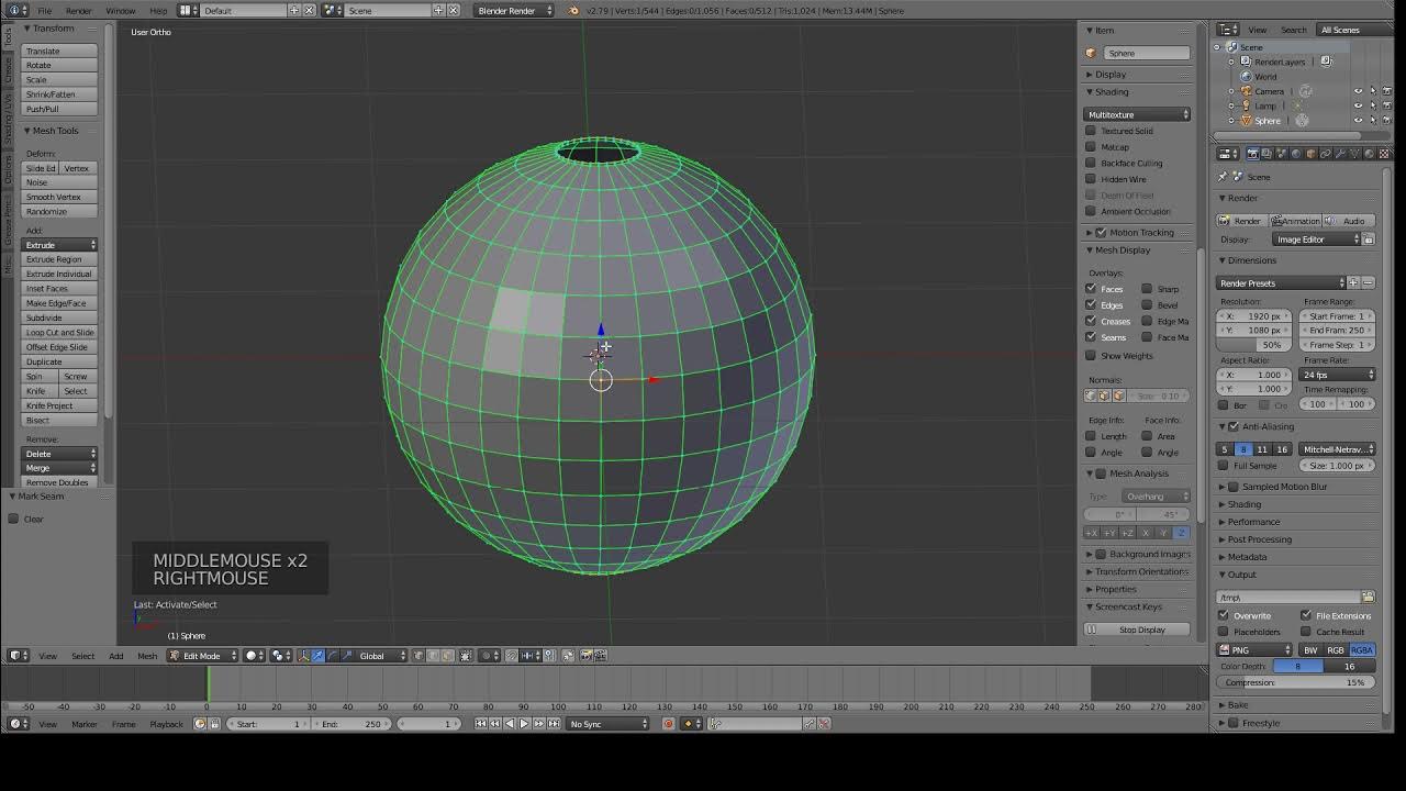 Blender 3D unwrap sphere YouTube