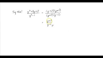 Unit 7 Lesson 1 Simplifying, Multiplying and Dividing Rational Expressions