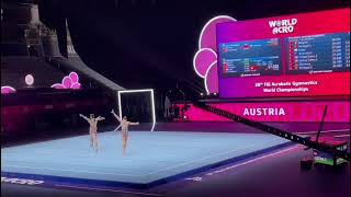 Acrobatic World Championship 2022 Dynamic - Hanna, Larissa & Paula