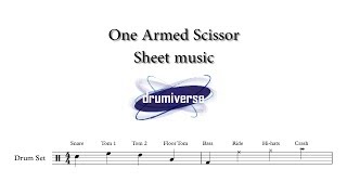 One Armed Scissor by At the Drive In - Drum Score (Request #62) screenshot 4