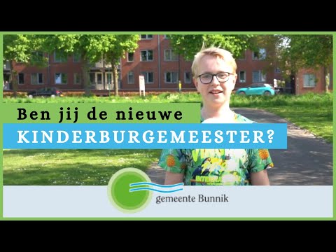 Ben jij de nieuwe kinderburgemeester van Gemeente Bunnik? | Kinderburgemeester