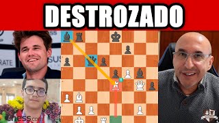 LE DIERON UN BOMBAZO AL NUMERO UNO DEL MUNDO y lo DESTROZARON! Sina Movahed Vs Magnus Carlsen