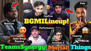 Team Apex Gaming BGMI Lineup Confirm, Jonathan X Mortal, FFMax Teams Synergy Matters,Gyan,Manya, AIB
