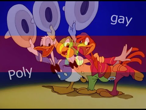 some scenes from The Three Caballeros for 5 minutes gay