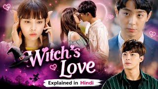 A Witch Fell in Love with a Human 😍 | Witch’s Love (2018) Explained In Hindi 😉 #witch #kdramaedit 