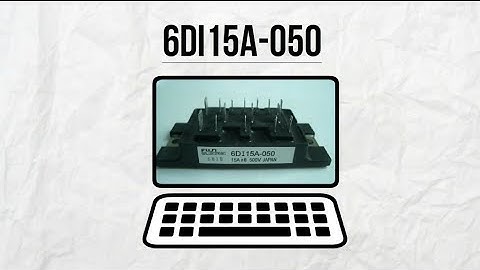 Fuji 6DI15A-050 Darlington Power Transistor Module