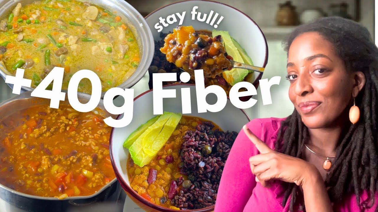 High Fiber Dinner Recipes: High Fiber Chilli and Green Thai Curry