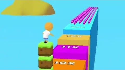 Cube Surfer gameplay for Android,  iOS | all level # 51-52