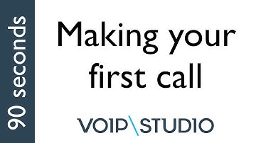 VoIPstudio VoIP Phone Service | Making Your First Call | 9-Second Tutorial
