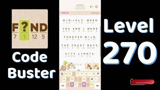 Code Busters Level 270 Walkthrough 🧩 | All Puzzle Solutions| Solutionguruji