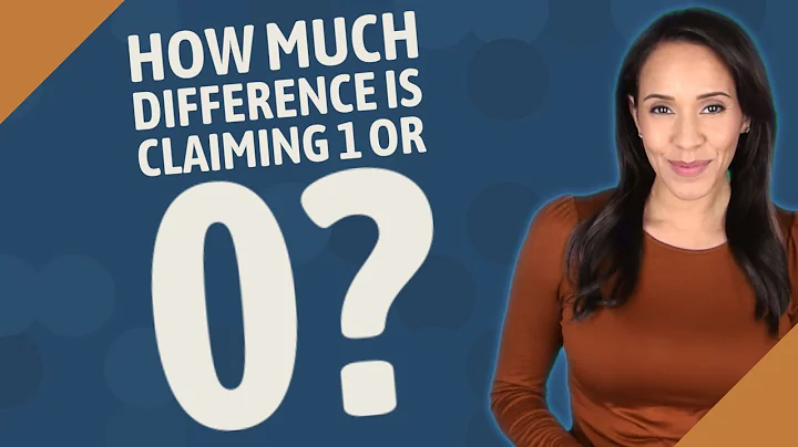 How much difference is claiming 1 or 0?