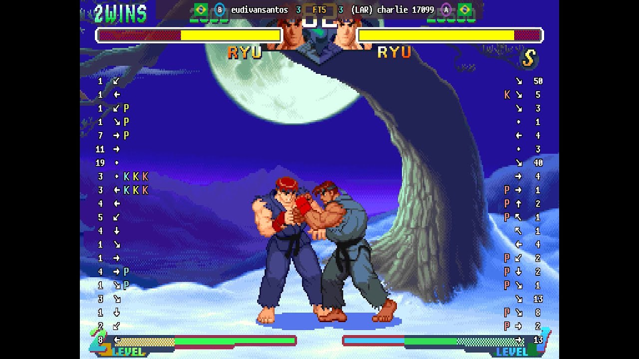 Street Fighter Alpha 2 - 🇧🇷 eudivansantos(B) vs 🇧🇷 (LAR