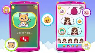 Princess Phone #GirlsGame #calling  #prankcall #chatting #minigames #fungames #girlsgame #cutepets screenshot 1