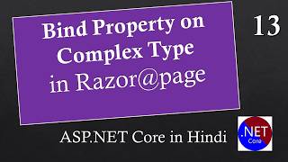 Rzr13 Bind Property on Complex Type in ASPNET Core Razor Pages in Hindi for Beginners AppliedK