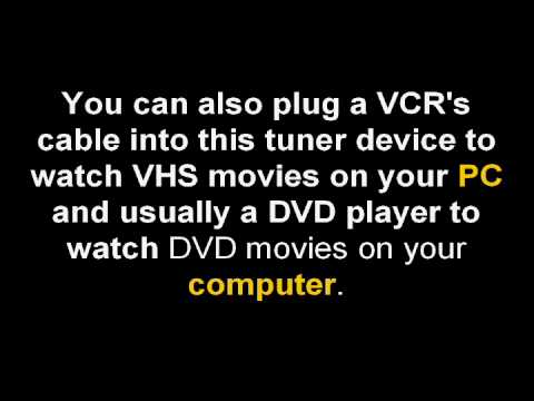 Hoe om tv te kijken op uw computer !!