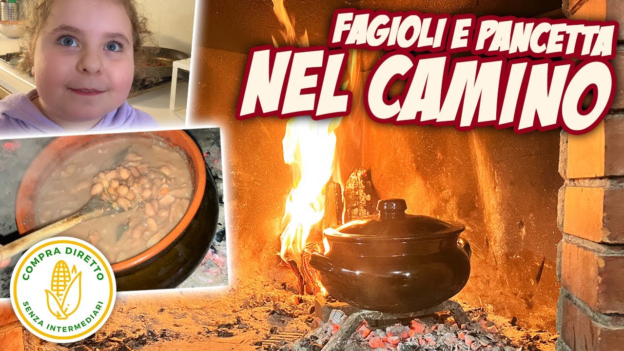 #49 - Фасоль и бекон, приготовленные в дровяном камине — старинный рецепт.