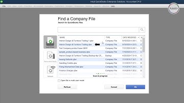 Find a Company File in Quickbooks Desktop