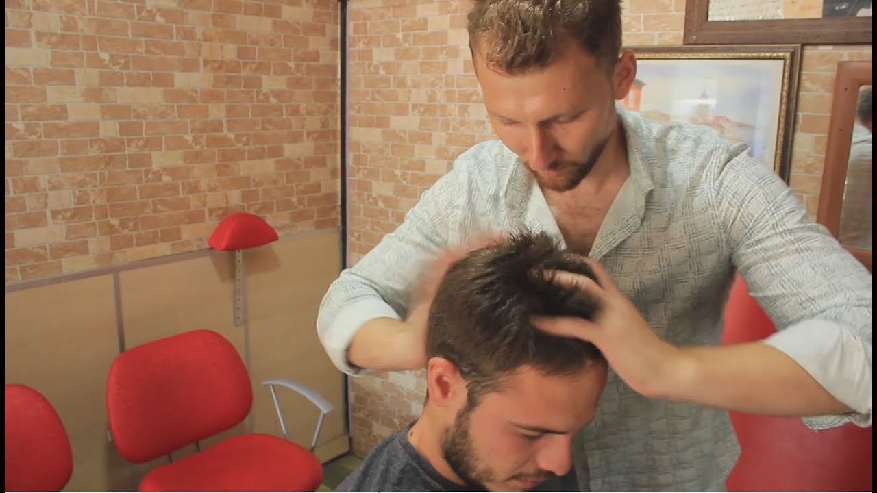 ASMR Turkish Barber Face,Head and Back Massage 130  💆‍♂️👍👍💈