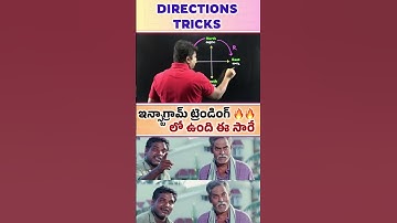 DIRECTIONS TRICK 🔥🔥|| REASONING || SIDDU SIR