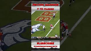 The Time Peyton Manning Threw 7 Touchdown Passes in one Game #nfl #nflshorts #nflhighlights