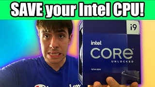 Stop your Intel CPU from Crashing and Breaking! Full Tutorial for 13th and 14th gen