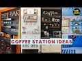 100 coffee bar ideas for home small spaces and kitchens  decorants
