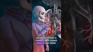 Inside a Smoker’s Body 🚬 | Cinematic Medical Animation #trending #shorts #ai #visuospatial