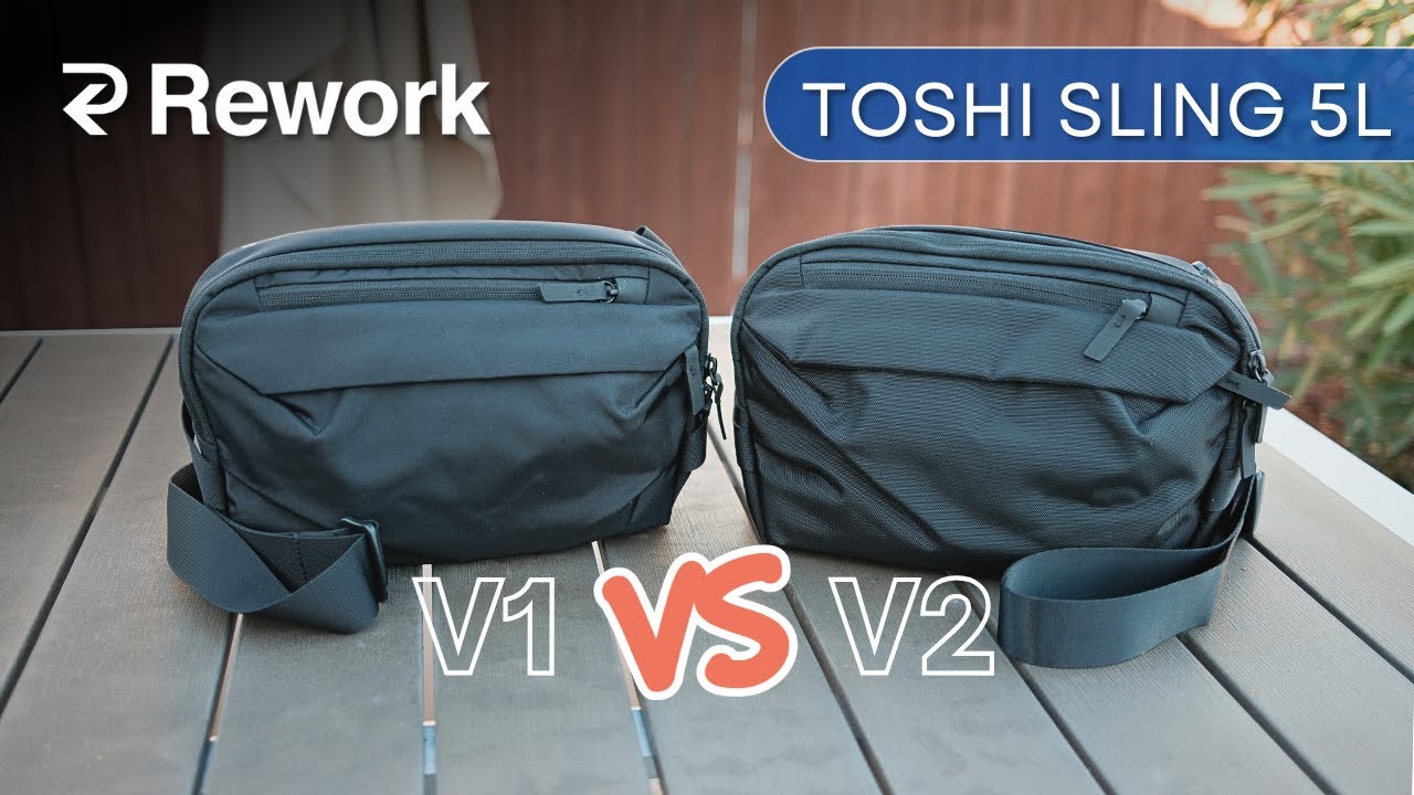 Spot the difference! Rework Toshi Sling V1 vs V2 - YouTube