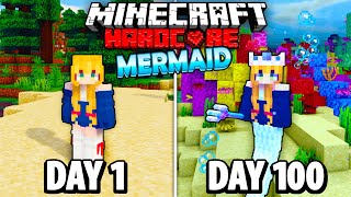 I Survived 100 Days as a MERMAID in Hardcore Minecraft.. Here's What Happened.. screenshot 4