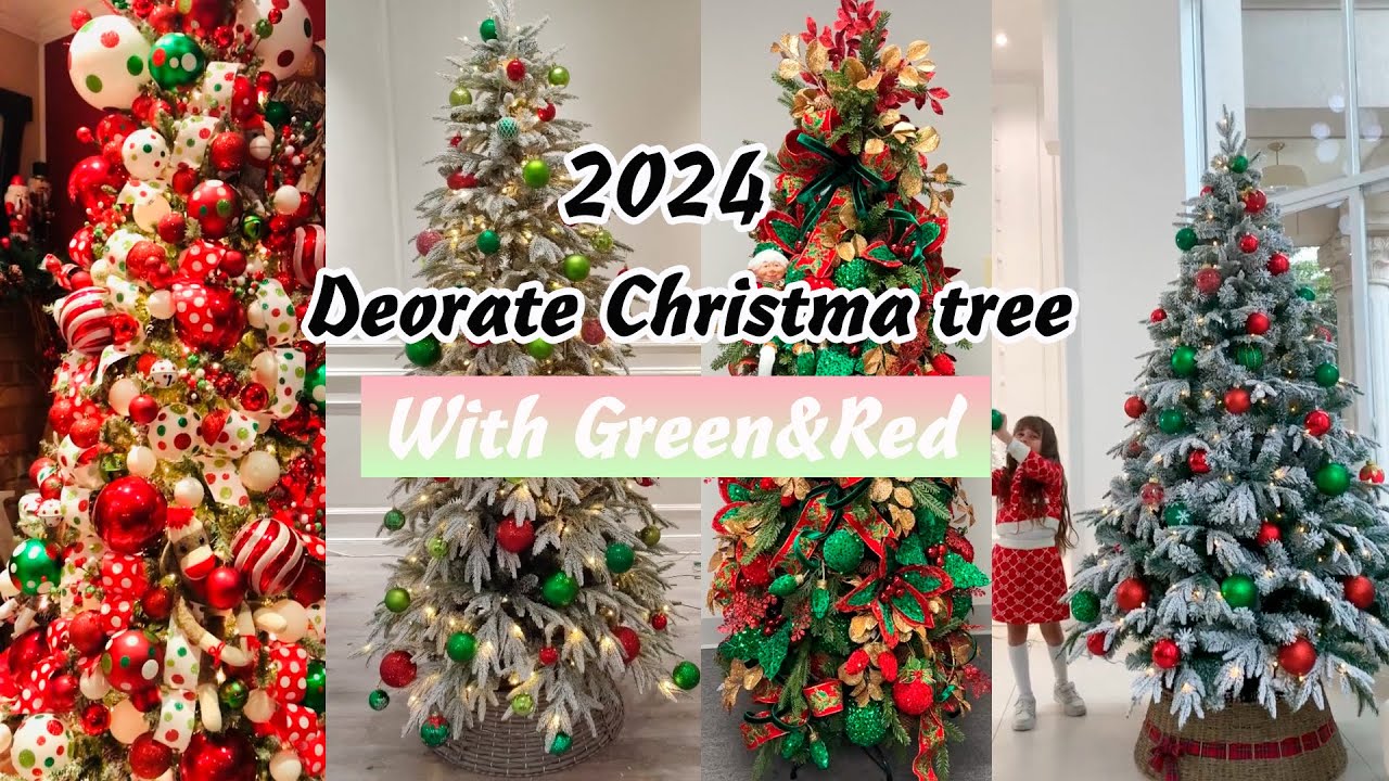 NEW 2024 Christmas Decor How to Decorate a Christmas Tree Using Green