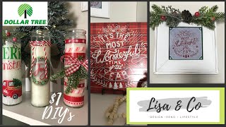 $1 Dollar Tree Farmhouse DIYs  ||  Christmas DIYs  ||  Lisa & Company