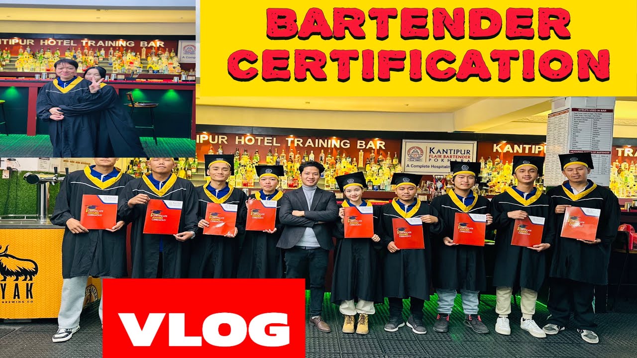 BARTENDER VLOG | CERTIFICATION POKHARA