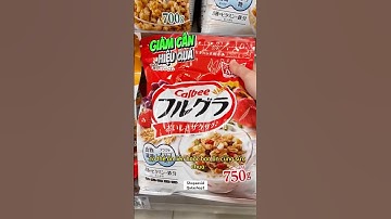 #442|🟣Ngũ cốc Calbee Ăn Kiêng Giảm Cân Nhật Mix Sữa Chua Trái Cây Granola Ăn Sáng Việt Thái Organic