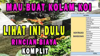 bangun kolam dari bambu  air terjun minimalis yang indah