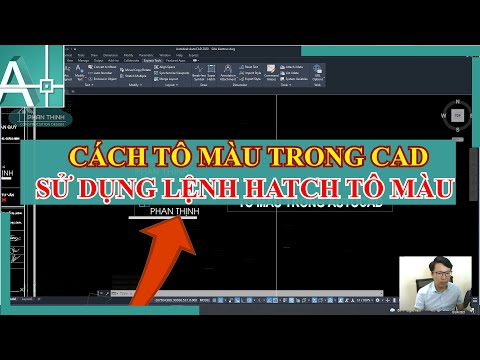 Tô màu trong cad, hướng dẫn sử dụng lệnh tô màu trong cad hay.