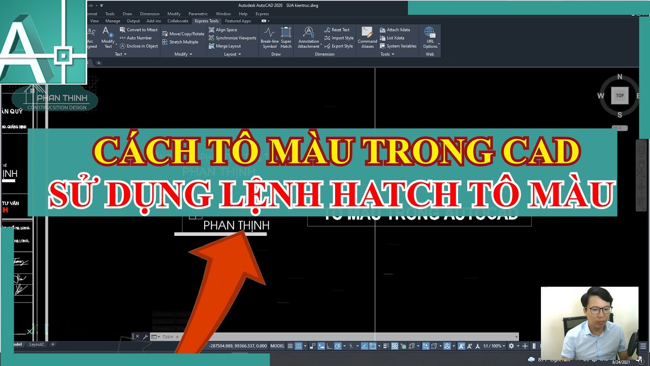 Tô Màu Trong Cad, Cách Tô Và Đổ Màu Nét Vẽ Trong Autocad Nhanh