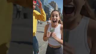Drop Challenge For Hundred Dollars Crezy Challenge Funny video