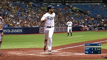 DET@TB: Kiermaier smacks an RBI single to right field