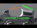 CHAIN SAW SHARPENING