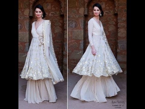 pakistani white frock design