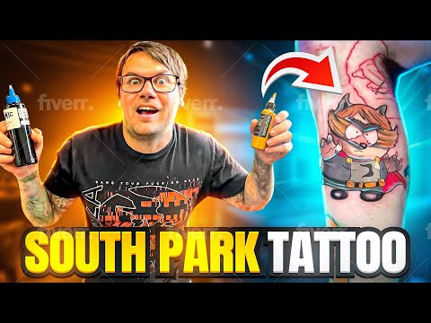 Epic South Park Tattoo Process | Jake Steele