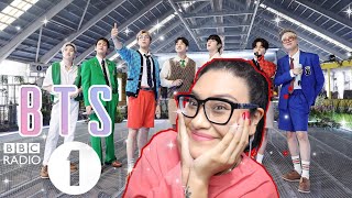 BTS - Dynamite in the BBC RADIO Live Lounge | REACTION | HOW THEY SING LIVE LIKE THIS WOW !